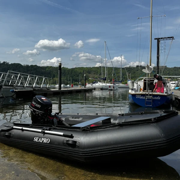 New! Seapro 270cm Heavy Duty Inflatable & Parsun 9.8hp F9.8BMS Outboard Bundle