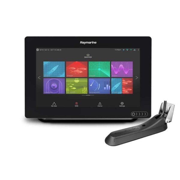 Raymarine AXIOM 9-With RV & RV-100 TXD & Navionics+ Small Download Chart (705-E7036703NSD)