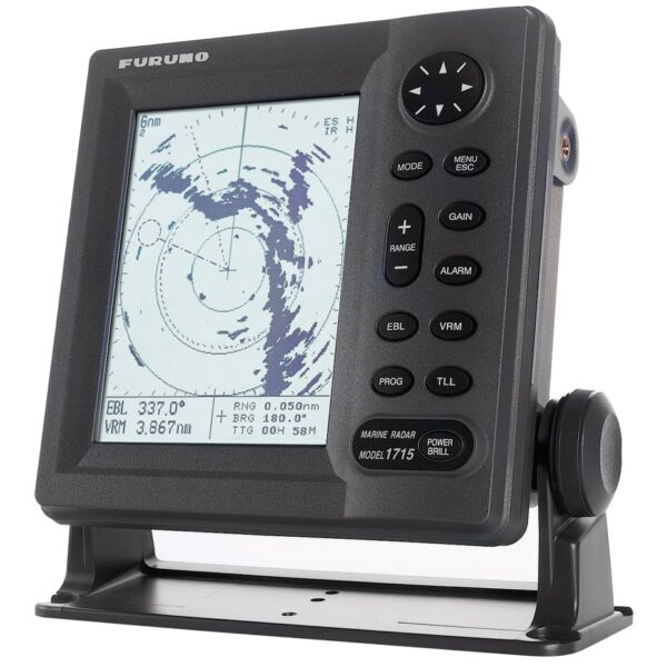 Furuno 6”Radar Black White display 24NM range 2.2kW 18”radome