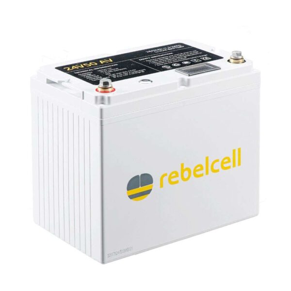 Rebelcell 24V50 Li-ion Battery – 24V 50A 1.25kWh