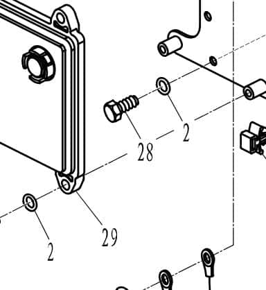GB/T5783-M6x12 Bolt, hexagon m6x12 #28