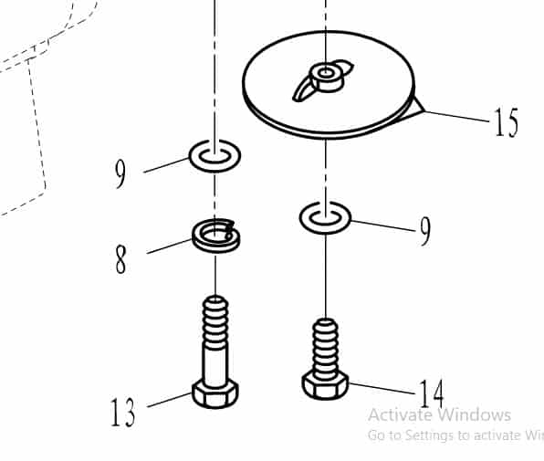 GB/T5783-M8x25 Bolt m8x25 #14