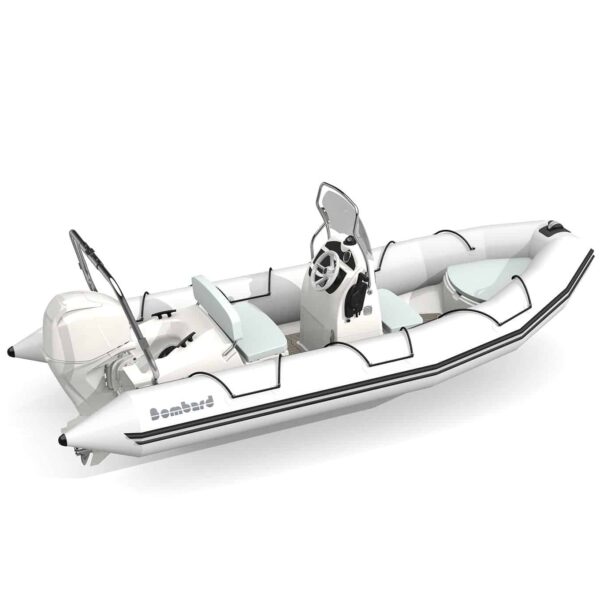 Bombard SUNRIDER 550 Boat Light Grey PVC Tube, 3 Upholstery Colours