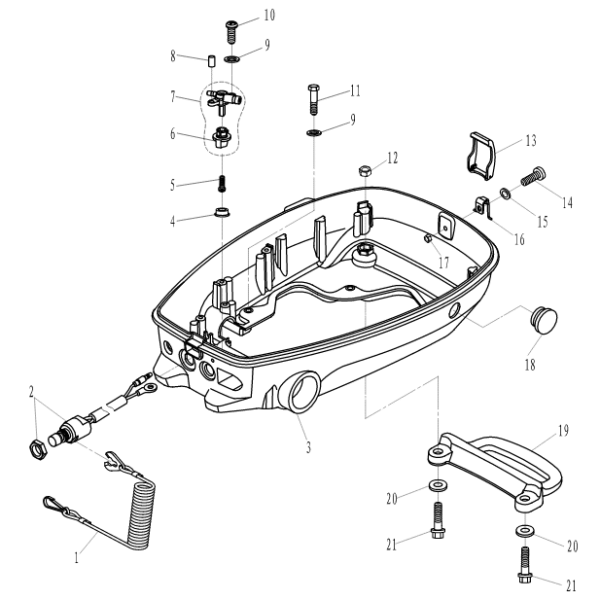 F25-01010303 Bolt m8x20 #21