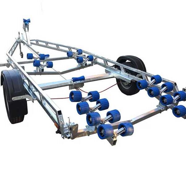EXT1500 Super Roller Galvanized Trailer for 6.5m Ribs/20′ hard boat/22′ dinghies