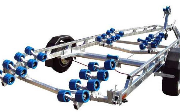 EXT1900 Super Roller Galvanized Boat Trailer for 7m Ribs / 21′ hard boats