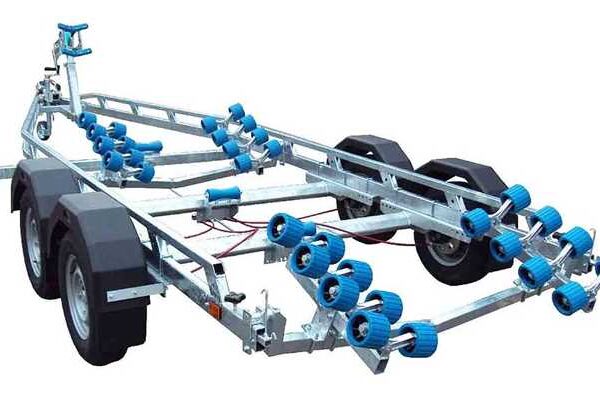 EXT2400 Super Roller Galvanized Boat Trailer for 7m Ribs / 21′ hard boat