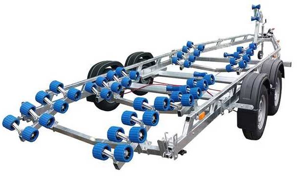 EXT2600 Super Roller Galvanized Boat Trailer for 7.2m Ribs/22′ hard boats