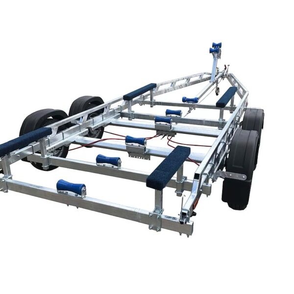 EXT2600 Bunk Galvanized Boat Trailer for 7.2m Ribs/22′ hard boats/24′ Dinghies