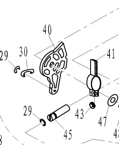 F15-13000700W Shift swing link #40