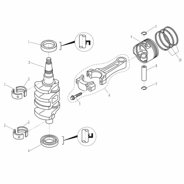 F20-05020001 Piston #9