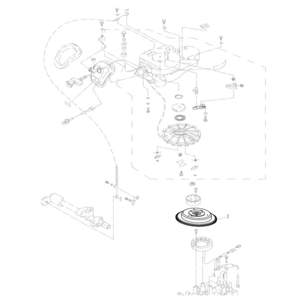 F25-05180000W Flywheel,assembly #