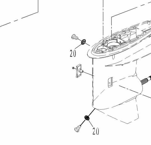 F4-03000024 Gasket, gear box plug #20