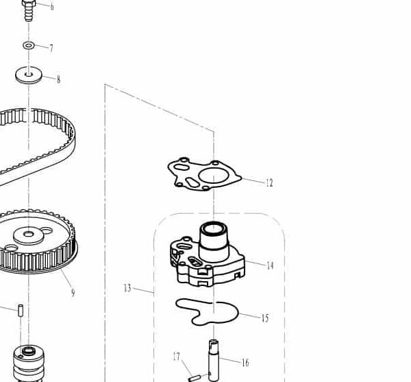 F40-05040405 Seal, oil pump #15