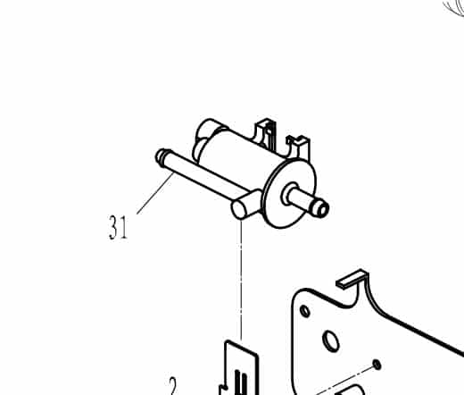 F40-05091500EI Magnetic valve, carbon pot #31