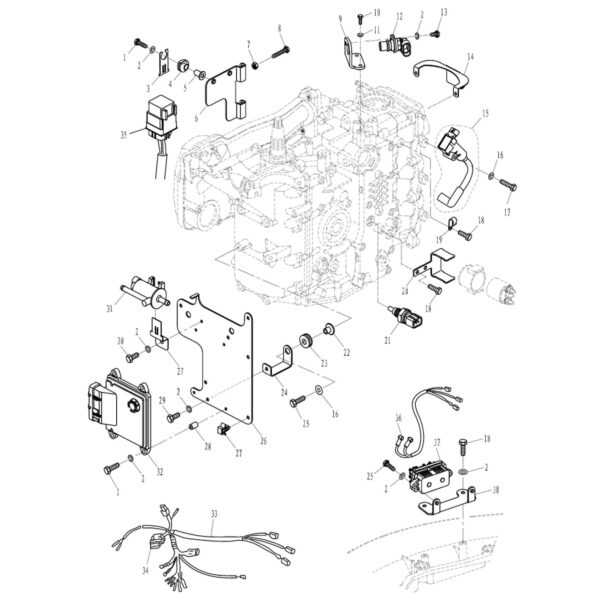 GB/T5783-M6X25 Bolt, hexagon m6x25 #1