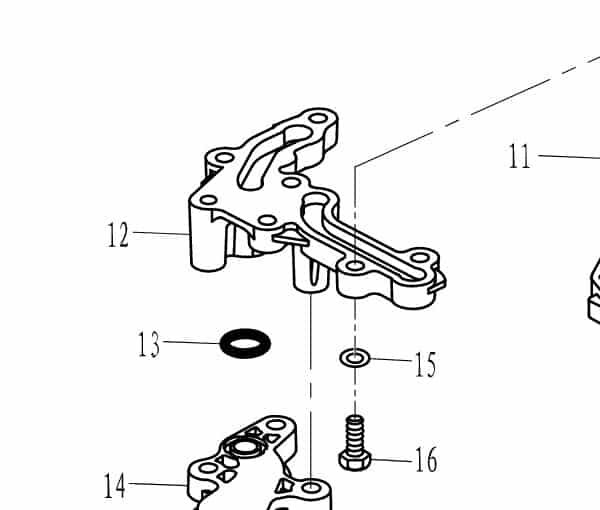 JASOF40424-012 O ring 12.5×2.4 #13