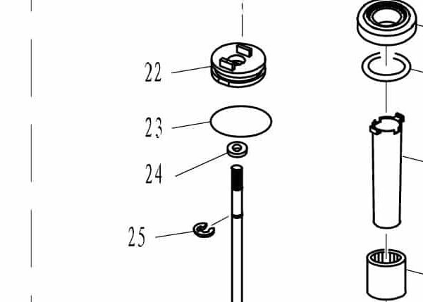 F60-04000101 Cover, shifting cam #22