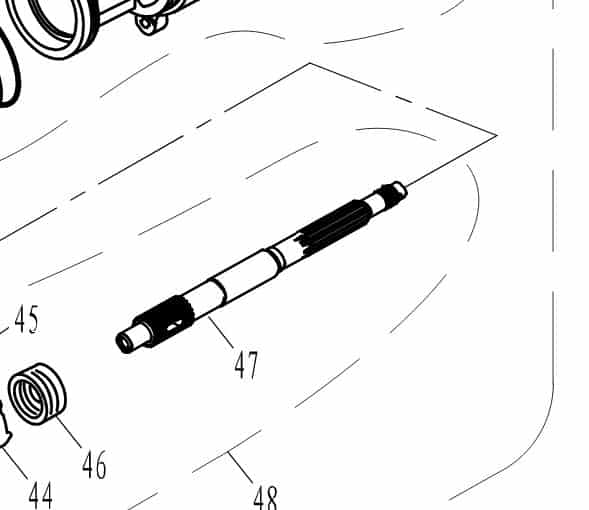 F60-04020001 Propeller shaft #47
