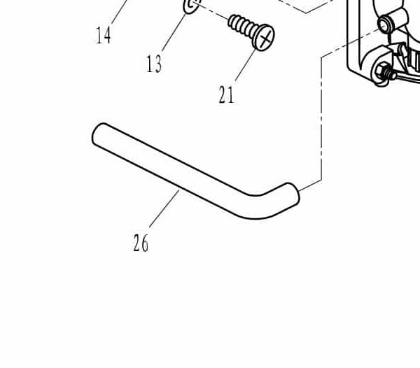 F60-05000011	Air pipe a #26