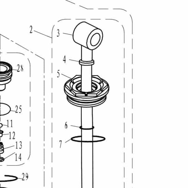 F60-06010100 Shaft of piston assembly #3