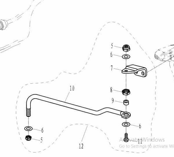 F60-08000300W Link rod assembly #12