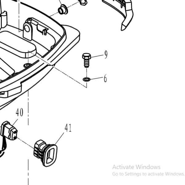 GB/T5783-M6X20 Parsun F50/F60 bolt m6x20 #9