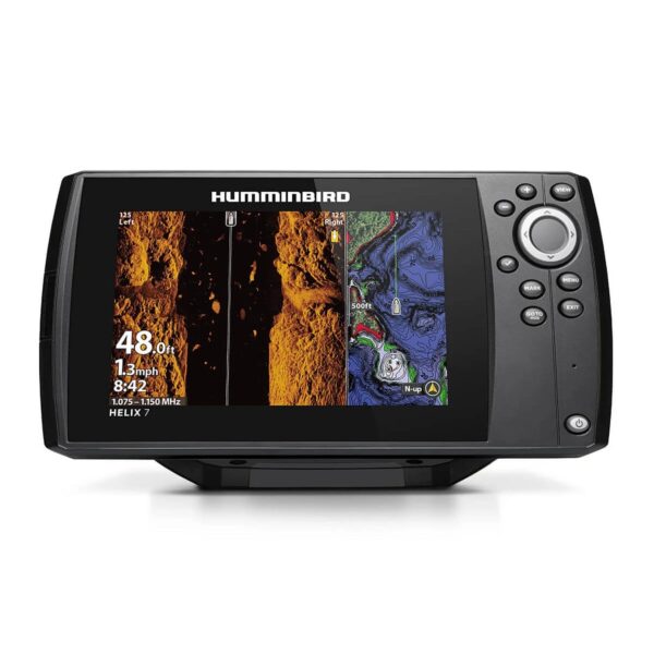 Hummingbird Helix 7 Fish Finder & GPS Chart Plotter CHIRP 2D, MEGA DI, MEGA SI