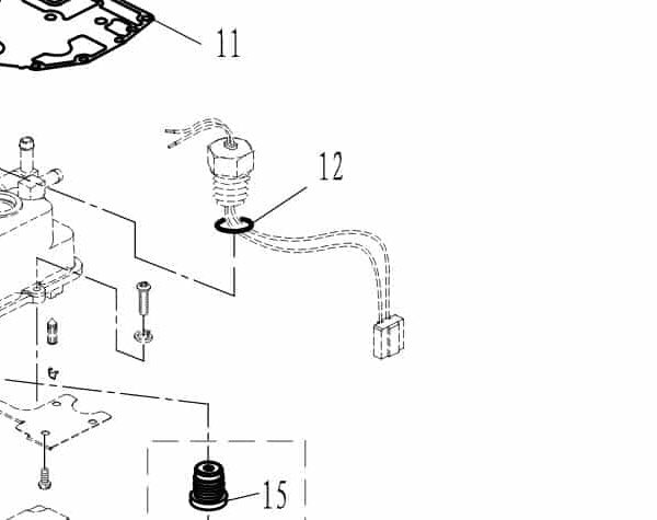 GB/T3452.1-15.8×3.1 Parsun F50/F60 O-ring 15.8×3.1 #12