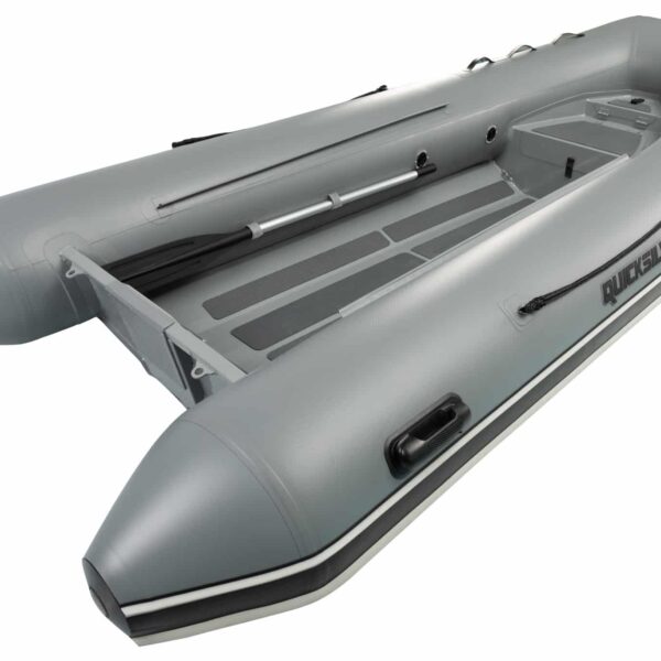 Quicksilver ALU RIB 380 Dark Grey PVC Inflatable Dinghy