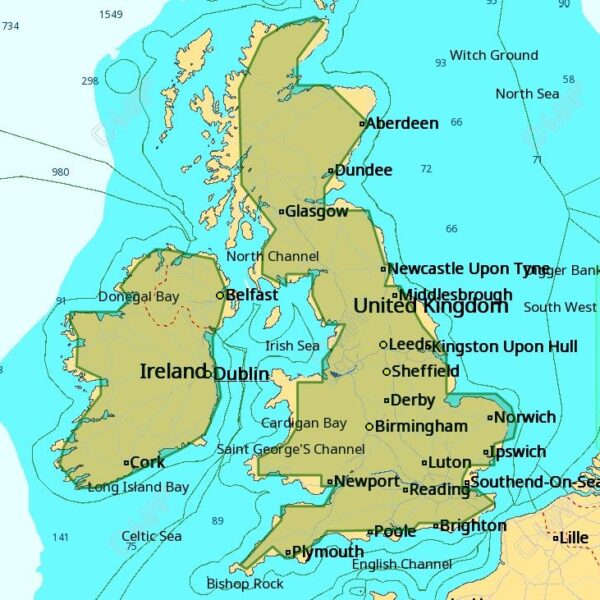 Micro SD / SD-4D MAX +-UK and Ireland Inland Waters (EW-D334)