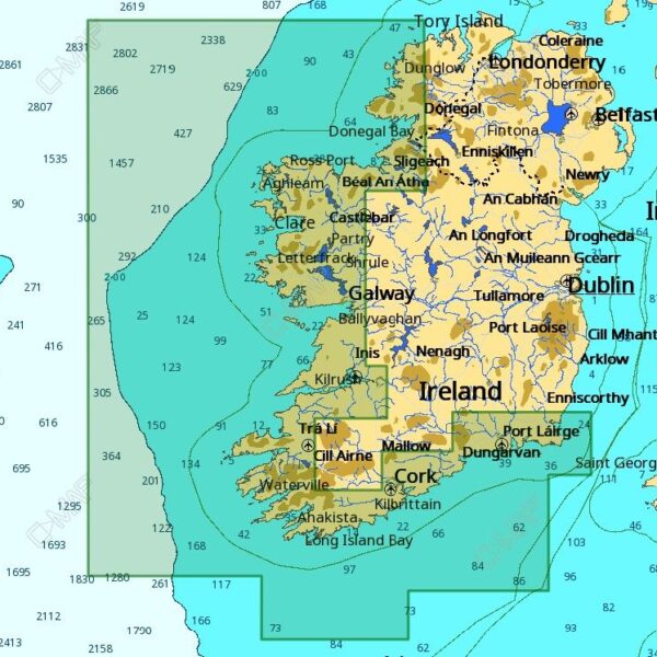 Micro SD / SD-MAX-N +-Ireland West and South West Coasts (EW-Y333)