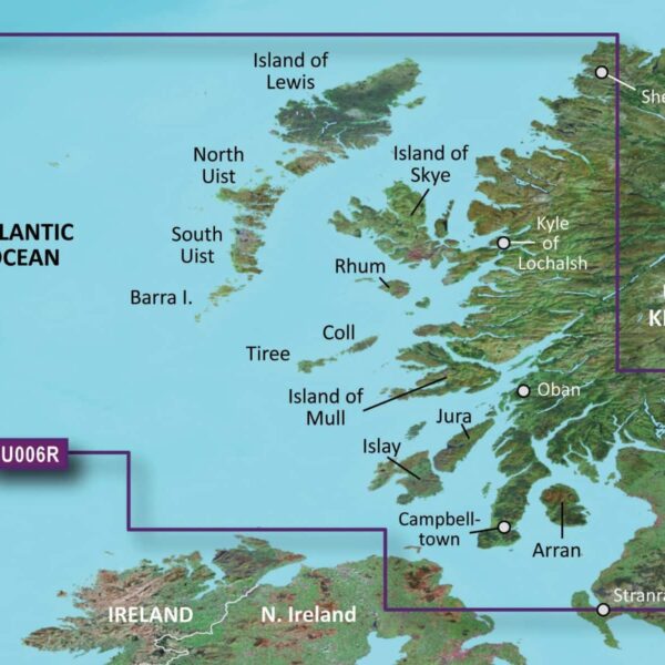 Garmin BlueChart G3 Regular Coverage Areas-Northern Europe-HXEU006R Scotland, West Coast