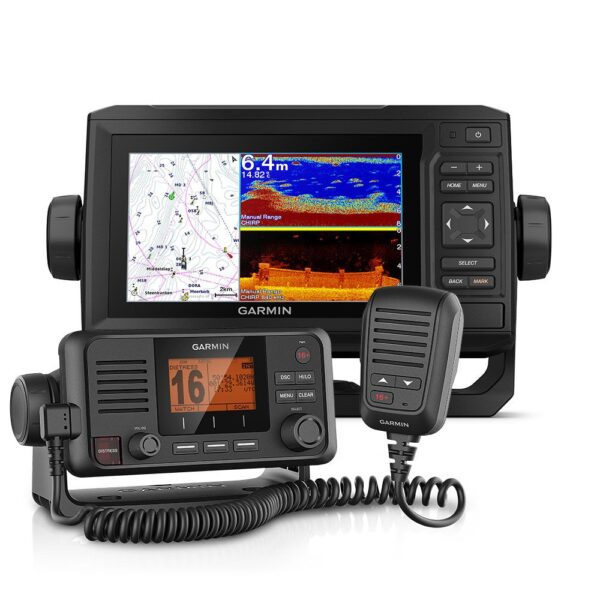 Garmin Echomap UHD 65cv and VHF 115i Bundle