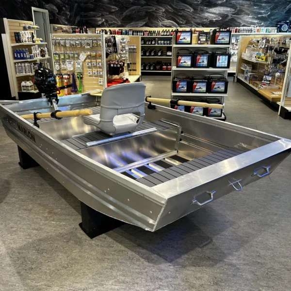 MARLON SP10 FLAT BOW WELDED JON BOAT RIGGED