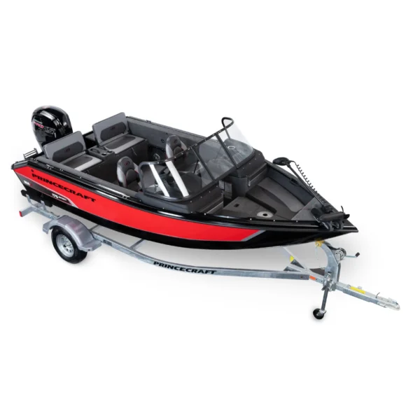 PRINCECRAFT SPORT 175 MAX FISHING BOAT – RED & BLACK