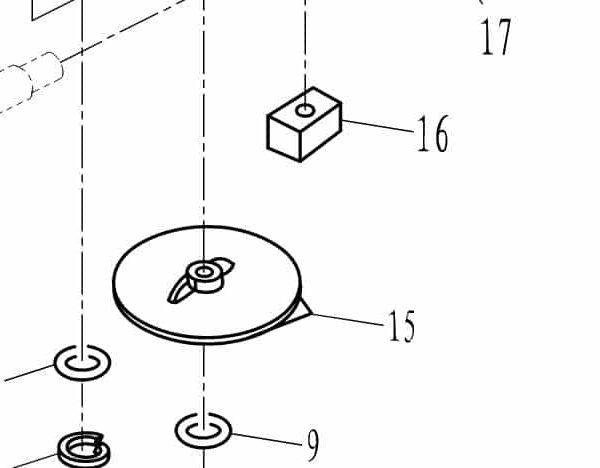 T40-00000009 Anode a, lower casing #16