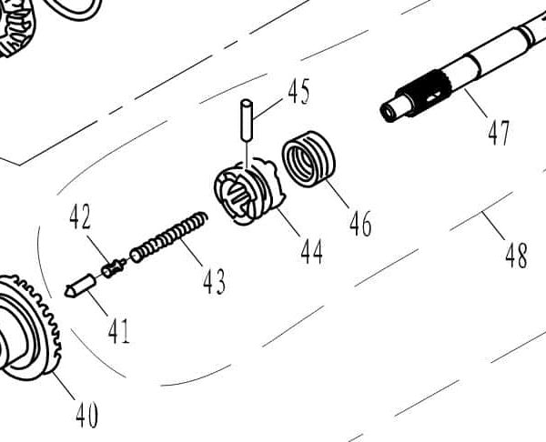 T40-04050005 Annular spring, clutch #46