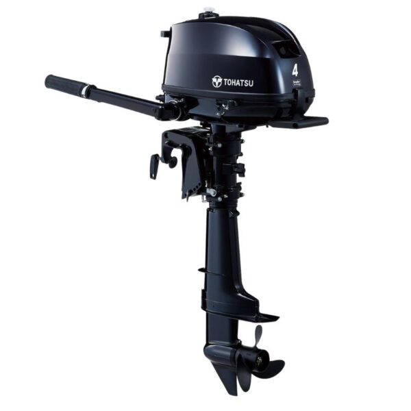 New Style! Tohatsu 4hp 4 Stroke Outboard with Integral Tank MFS4DD – Short / Long