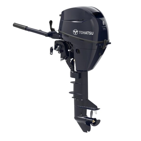 New Model! Tohatsu 8 hp MFS8C Outboard 4 Stroke Engine