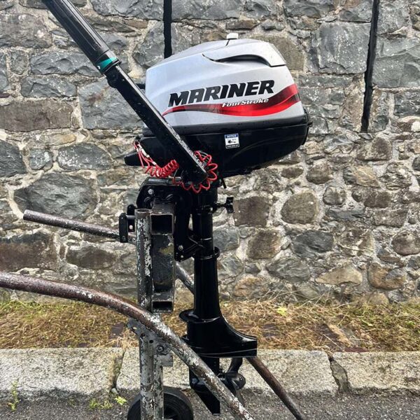 Used 3.5hp Mariner – 4stroke, manual start, short shaft, tiller contrl