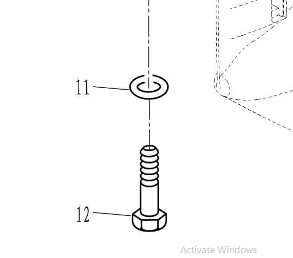 T40-00000008 Bolt m10x1.25×40 #12