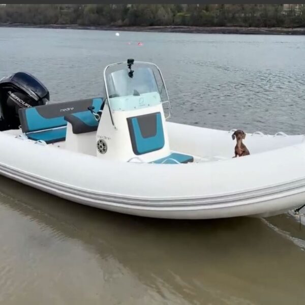 Ex-Demo Unit, Zodiac Medline 580 Neoprene Boat + 100hp Mercury Outboard + Trailer Bundle