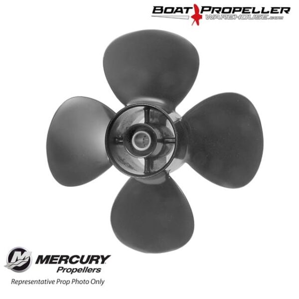 Black Max Kicker (8.7 X 5″) Mercury RH Propeller for 8/9.9hp Mercury/Mariner, 48-812954A10