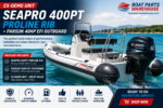 EX-DEMO Seapro 400PT PROLINE RIB with Parsun 40HP EFI 4 Stroke Outboard Engine